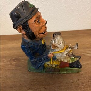 Patty and the Pig mechanical bank. Reproduction from the Book of Knowledge 1970